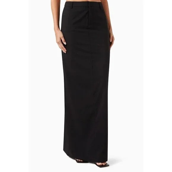 Christopher Esber Tailored Column Skirt in Black 8 Womens Long Pencil Straight - Picture 13 of 16